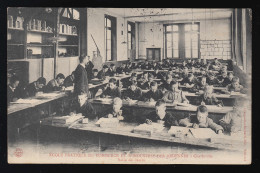 Foto AK Schüler Handelsschule Charlesville Zeichensaal Châlons-sur-Marne 1907 - Altri & Non Classificati