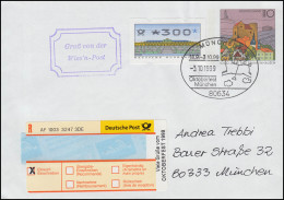 Sonder-R-Zettel Oktoberfest Auf USo 5 BIIIY Mit ATM 300 - SSt MÜNCHEN 3.10.99 - R- & V- Labels