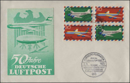 Luftpost Lufthansa / Swissair  50 Jahre Deutsche Luftpost Nürnberg, 1.6.1972  - Erst- U. Sonderflugbriefe