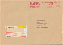 AFS Betriebsversuch EASY MAIL: Autohaus Südring Renaut R-Bf. Düsseldorf 29.10.99 - Altri & Non Classificati