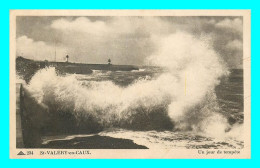 A850 / 311 76 - SAINT VALERY EN CAUX Un Jour De Tempête - Saint Valery En Caux