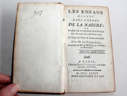 E-O 1774 ENFANS ELEVES DANS LA NATURE OU ABREGE HISTOIRE NATURELLE Par FOURCROY / ANCIEN LIVRE XVIIIe SIECLE (2204.28) - 1701-1800