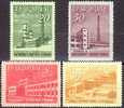 ALBANIA 1963, INDUSTRIAL BUILDINGS FACTORY, MILL, COMPLETE, MNH SERIES With GOOD QUALITY, *** - Albanië