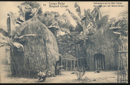BELGIAN CONGO 1912 ISSUE PPS SBEP 43 VIEW 13 UNUSED - Enteros Postales