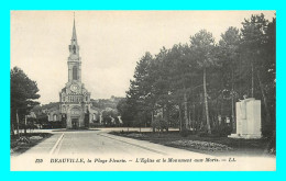 A840 / 037 14 - DEAUVILLE Eglise Et Monument Aux Morts - Deauville