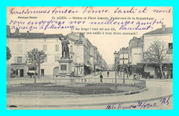 A868 / 397 47 - AGEN Statue Et Place Jasmin Boulevard De La République - Agen