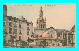 A868 / 369 38 - GRENOBLE Eglise ST André Et Statue De Bayard - Grenoble