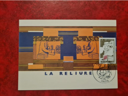 Carte Maximum 1981 PARIS LA RELIURE - 1980-1989