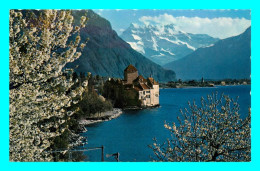 A864 / 353 Suisse Lac Léman Chateau De Chillon Et Dents Du Midi - Au