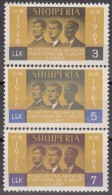 ALBANIA 1963, 15th ANNIVERSARY Of The PROMULGATION Of HUMAN RIGHTS, COMPLETE, MNH SERIES With GOOD QUALITY, *** - Albania