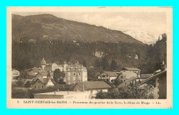 A862 / 325 74 - SAINT GERVAIS LES BAINS Panorama Du Quartier De La Gare Le Dome De Miage - Saint-Gervais-les-Bains