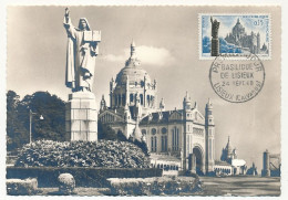 FRANCE - Carte Maximum - 0,15 Basilique De Lisieux - Lisieux (Calvados) - 24 Sept 1960 - 1970-1979