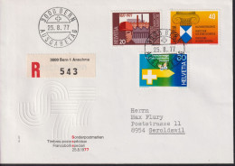 1977 Schweiz, FDC R-Brief, Zum:CH 591-593, Mi:CH: 1109-1111, Sonderpostmarken Ll - Brieven En Documenten