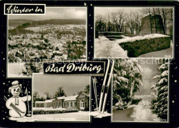 73669032 Bad Driburg Winterpanorama Iburg Trink Und Wandelhalle Waldpartie Bad D - Bad Driburg