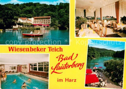 73668934 Bad Lauterberg Kneipp Kurhotel Wiesenbeker Teich Hallenbad Gastraum Ter - Bad Lauterberg