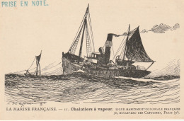 Ligue Maritime Et Coloniale Française  (10305) La Marine Française. 11. Chalutiers à Vapeur - Colecciones Y Lotes