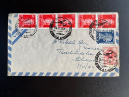 ARGENTINA 1955 AIR MAIL LETTER BUENOS AIRES TO HILVERSUM 30-06-1955 ARGENTINIE ARGENTINE - Briefe U. Dokumente