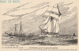 Ligue Maritime Et Coloniale Française  (10306) La Marine Française. 12. Goëlettes Pour La Grande Pêche - Sammlungen & Sammellose