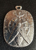 Médaillon Pendentif Médaille Religieuse Polonaise Milieu XXe "Vierge Marie / Jésus Christ / 1875" Pologne - Religione & Esoterismo