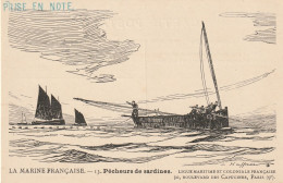 Ligue Maritime Et Coloniale Française  (10307) La Marine Française. 13. Pêcheurs De Sardines - Colecciones Y Lotes