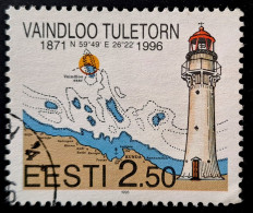 (!) ESTLAND 25th Anniv Vaindloo Lighthouse 1996 Estonia  Stamp Mi 283 USED (0) - Estonie