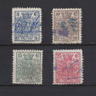 ESPAÑA 1936—REPUBLICA ESPAÑOLA—LOTE DE SELLOS FISCALES—TIMBRES ESPECIALES MOVILES - Revenue Stamps