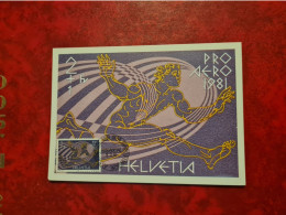 Carte Maximum 1981 BERN PRO AERO - Storia Postale