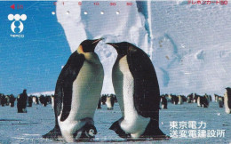 Japan Tamura 50u Old Private 110 - 89720 Penguins Tepco Advertisement - Japon
