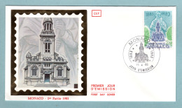 FDC Monaco 1983 - Eglise Saint Charles - YT 1368 - FDC