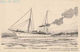 Ligue Maritime Et Coloniale Française  (10310) La Marine Française. 16. Yachts à Vapeur - Sammlungen & Sammellose