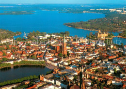 73668182 Schwerin Mecklenburg Altstadt Mit Pfaffenteich Dom Und Schloss Fliegera - Schwerin