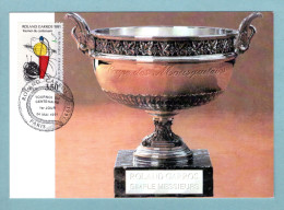 Carte Maximum 1991 - Roland Garros 1991 - Tournoi Centenaire - YT 2699 - Paris - 1990-1999