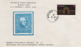 Canada 1978 FDC Sc 767 14c Prince's Gate Cachet Honours Mozart, Saskatchewan - 1971-1980