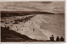 WEST STRAND PORTSTEWART - REAL PHOTO POSTCARD - POSTALLY USED 1942 - NORTHERN IRELAND - Londonderry