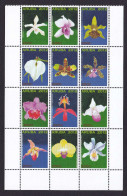 323 ARUBA 2012 - Y&T 671/82 - Orchidee Fleur  - Neuf ** (MNH) Sans Charniere - Curacao, Netherlands Antilles, Aruba