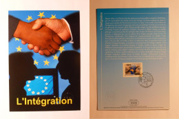EUROPE / ETOILES DRAPEAU EUROPEEN - Intégration - Document Philatélique Avec Timbre EUROPA Et Cachet 1er Jour  - Sonstige & Ohne Zuordnung