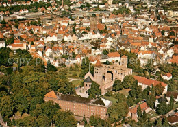 73667609 Bad Hersfeld Stadtbild Mit Stiftsruine Fliegeraufnahme Bad Hersfeld - Bad Hersfeld