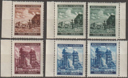 03/ Pof. 64-67, Border Stamps - Ungebraucht