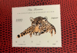 MEXICO 1991 1v Neuf MNH ** Sc 1696 Mamíferos Mammals Säugetiere Mammiferi Mammifère - Big Cats (cats Of Prey)