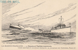 Ligue Maritime Et Coloniale Française  (10313) La Marine Française. 19. Canots Et Yachts à Moteurs - Verzamelingen & Kavels