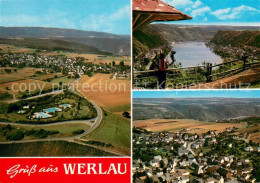 73667443 Werlau Im Tal Der Loreley Wanderweg Panorama Rheintal Fliegeraufnahmen  - St. Goar