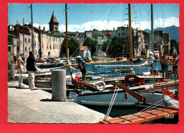 18650    SAINT FLORENT  Les Yachts Dans Le Port De Plaisance   (2 Scans ) 20 Corse - Autres & Non Classés