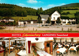 73666770 Langenei Hotel Pension Schweinsberg Gastraeume Bundeskegelbahn Langenei - Autres & Non Classés