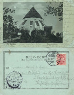 Denmark, BORNHOLM, Østerjarskirke, Church (1901) Moonlight Postcard - Denemarken