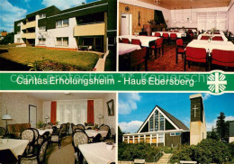 73666655 Braunlage Caritas Erholungsheim Haus Ebersberg Gastraeume Kapelle Braun - Altri & Non Classificati