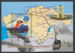 2004 469 Kazakhstan The 100th Anniversary Of Kazakhstan Railway MNH - Kazachstan