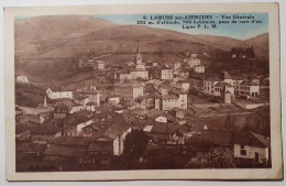 LAMURE SUR AZERGUES (69 Rhône) - Vue Aérienne Du Centre Du Village / Ligne PLM / Eglise - Lamure Sur Azergues