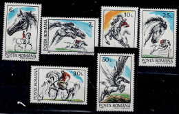 ROMANIA 1992 HORSES MI No 4784-9 MNH VF!! - Nuevos