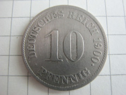 Germany 10 Pfennig 1900 J - 10 Pfennig