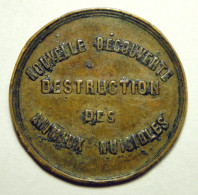 Jeton Publicitaire THEVENOT - Destruction Des Nuisibles - Monedas / De Necesidad